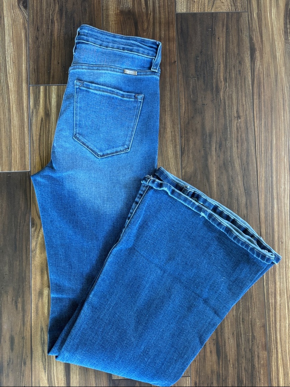 KanCan Blue Flare Wide Leg Jeans